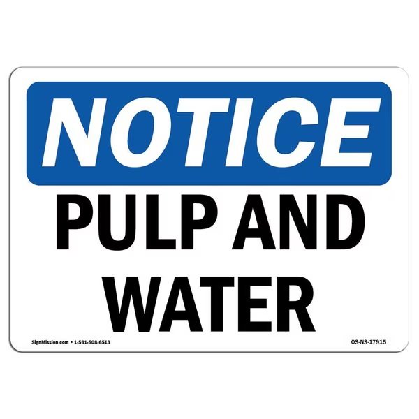 Safety Sign, OSHA Notice, 18